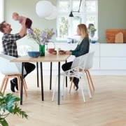 suelos para cocinas blancas