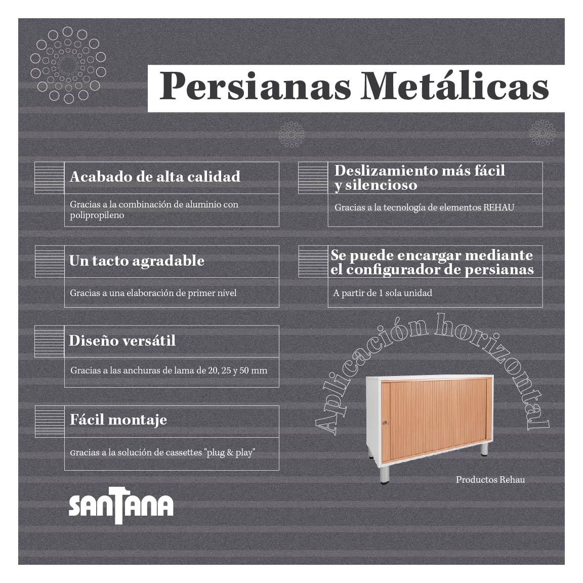 Persianas metálicas